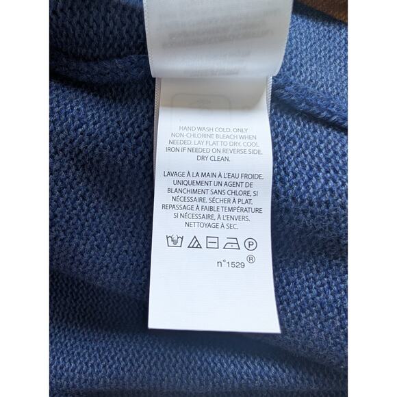 NWT Polo Ralph Lauren Varsity-Inspired Patch Tiger Cardigan Sz M Royal #9M505 - Picture 13 of 15